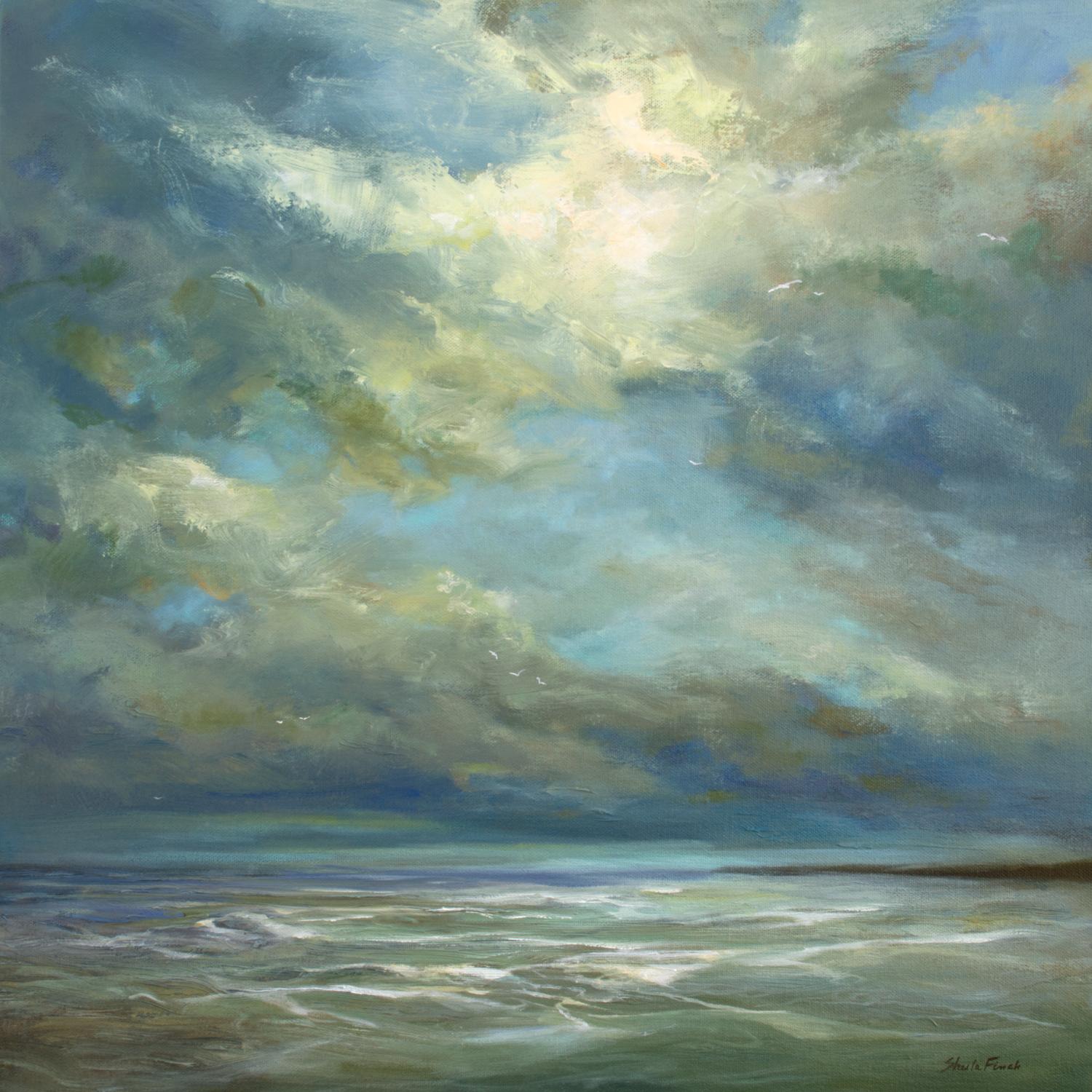 Ocean Sky, Oil Painting