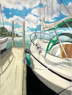Ready for Rails in the Water, Original Painting