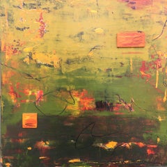 Mountain Meadow, Abstract Painting