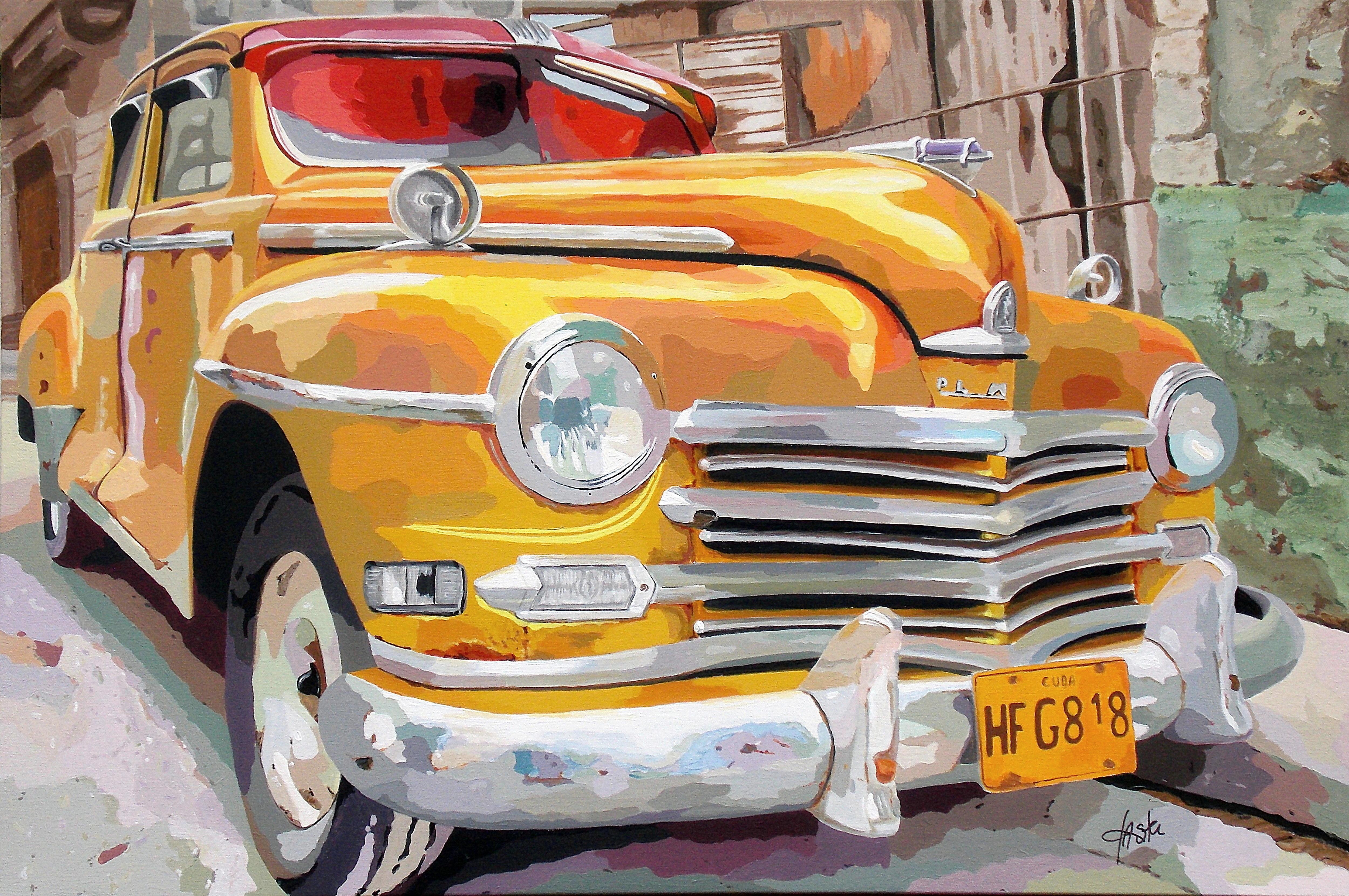 Havana Dream, Original Painting - Art by John Jaster
