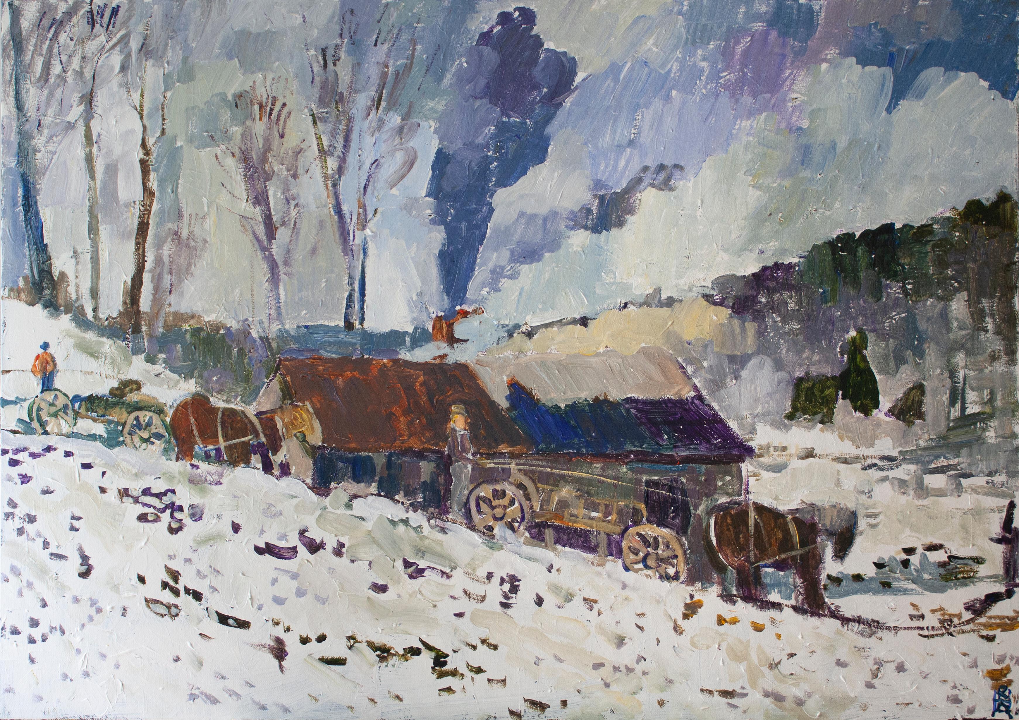 Cold Morning, Original Painting