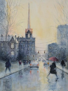 Rain on North Mill, Original Painting
