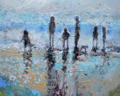 Beach Family, Original Painting