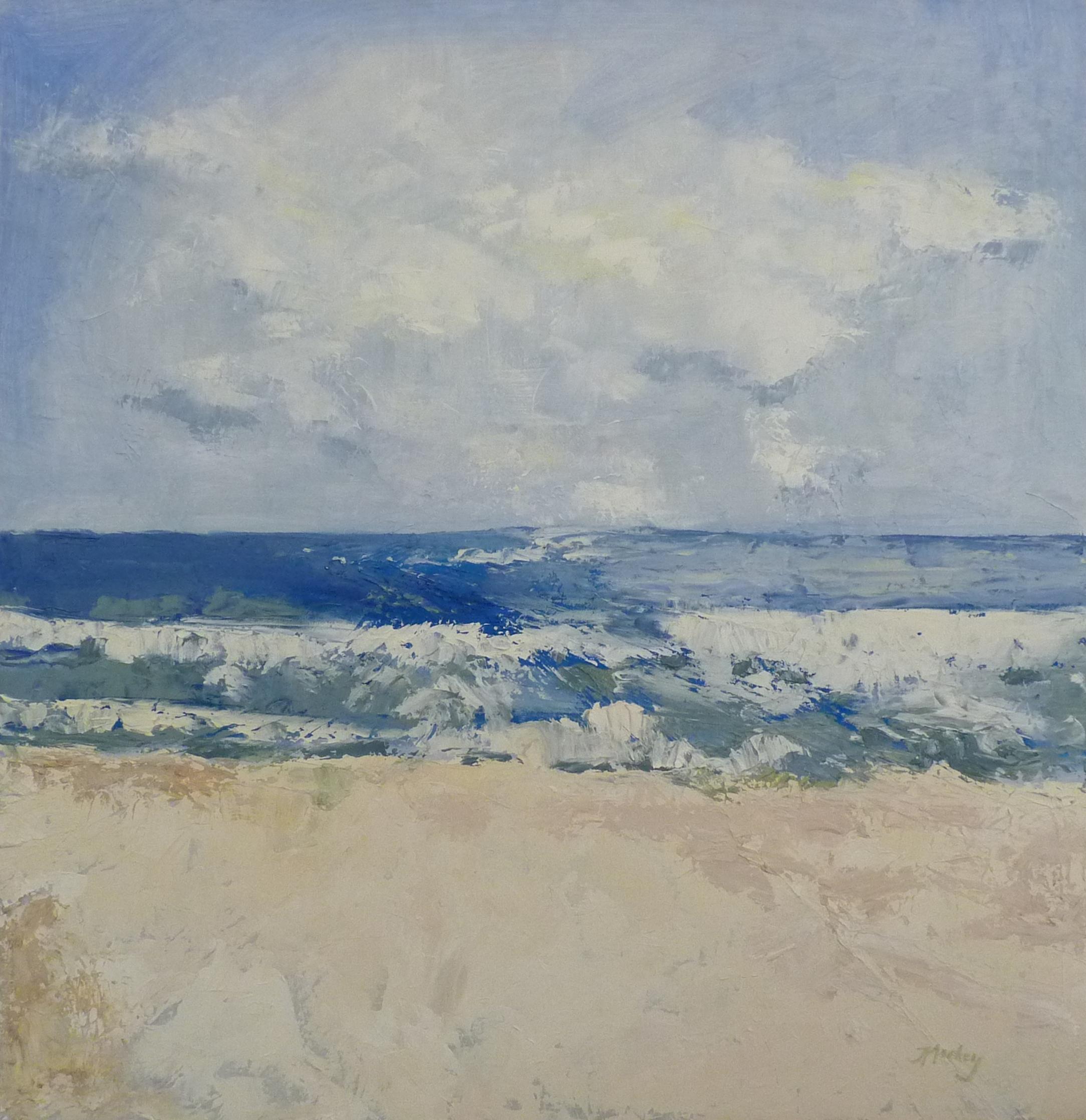 Landscape Painting di Judy Mackey - Lasciare le preoccupazioni, Pittura a olio