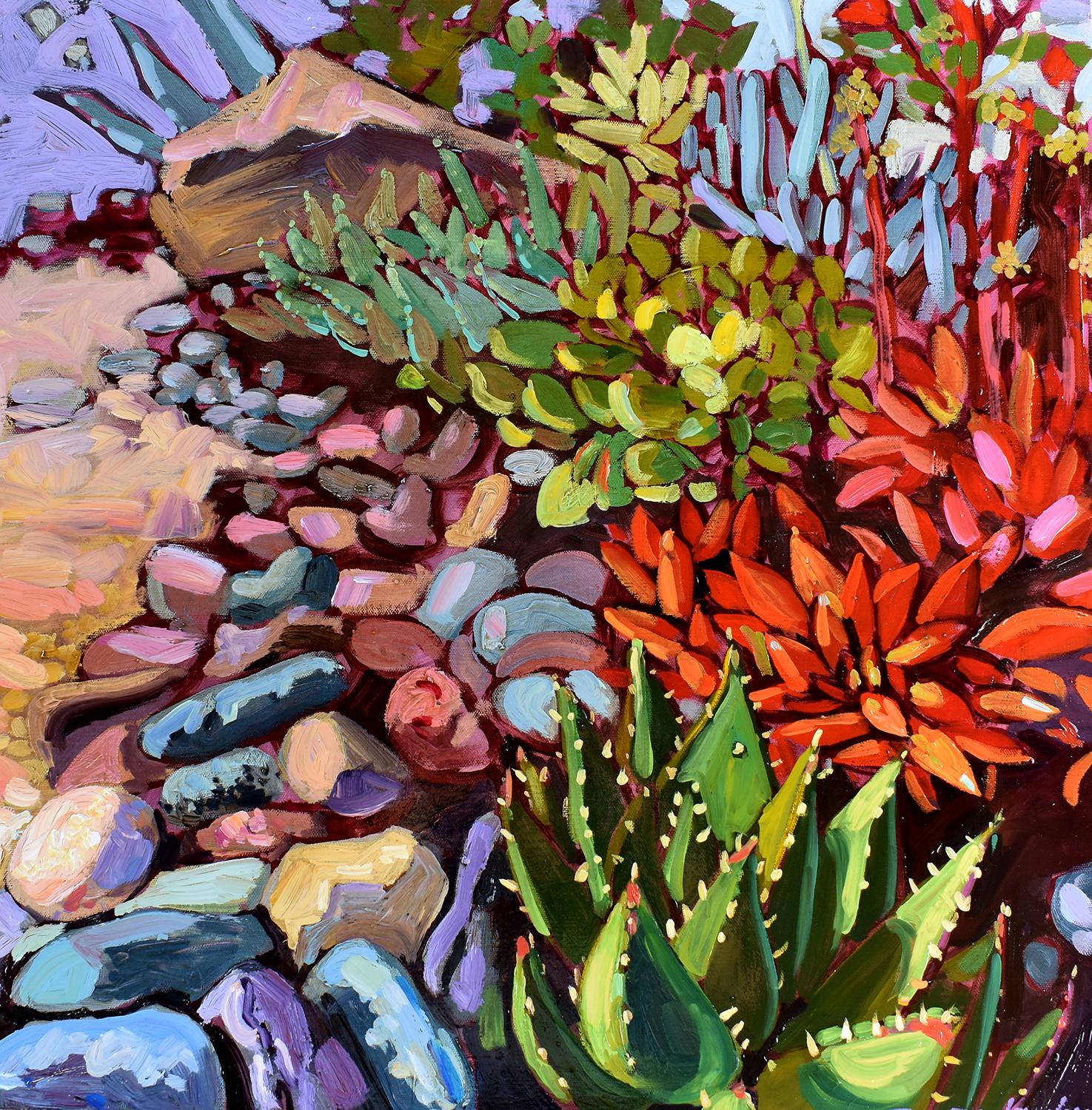 Still-Life Painting di Tara Zalewsky-Nease - Estate succulenta, pittura a olio