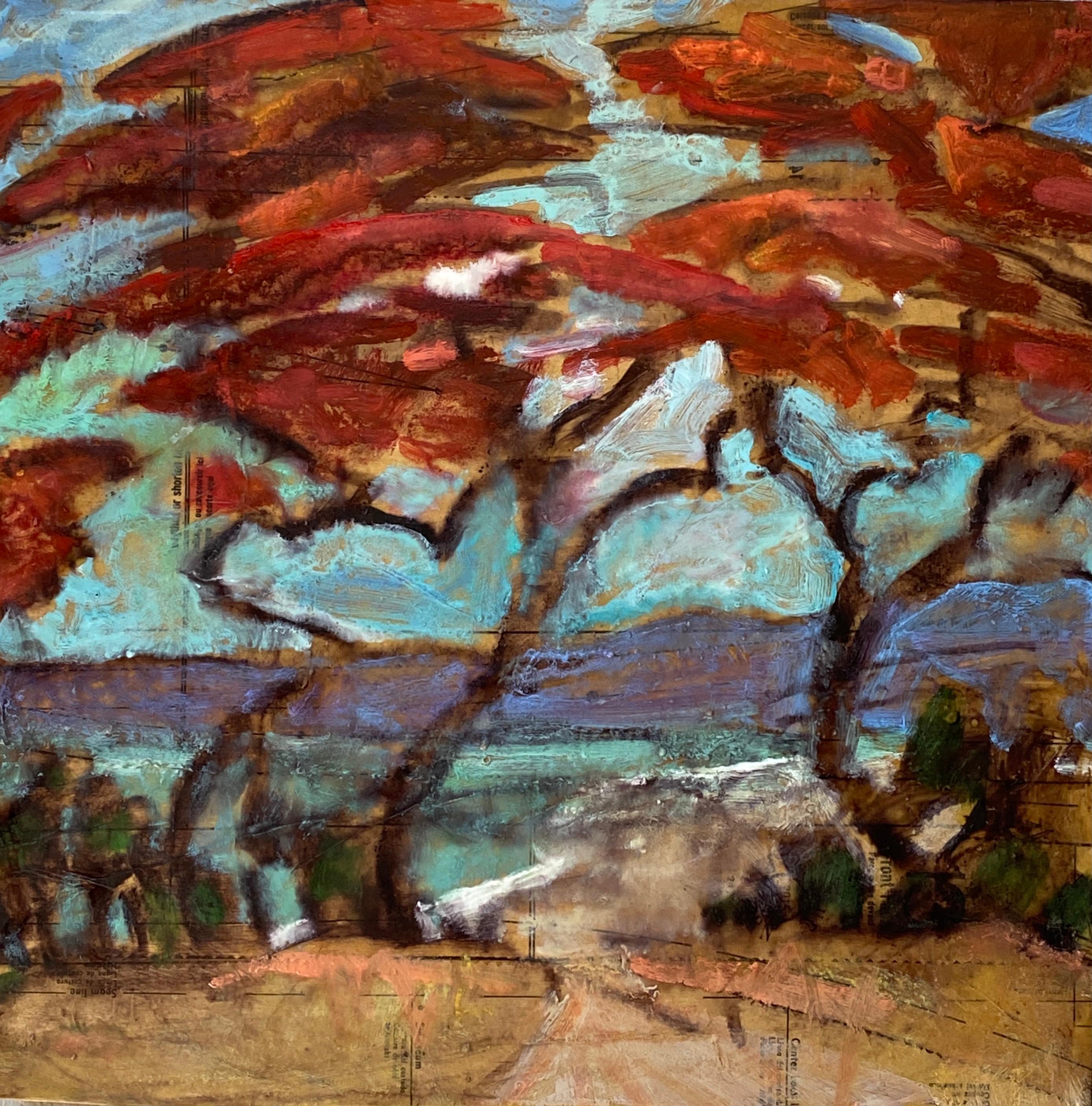 Path to Hidden Beach, Original Painting - Art by James Hartman