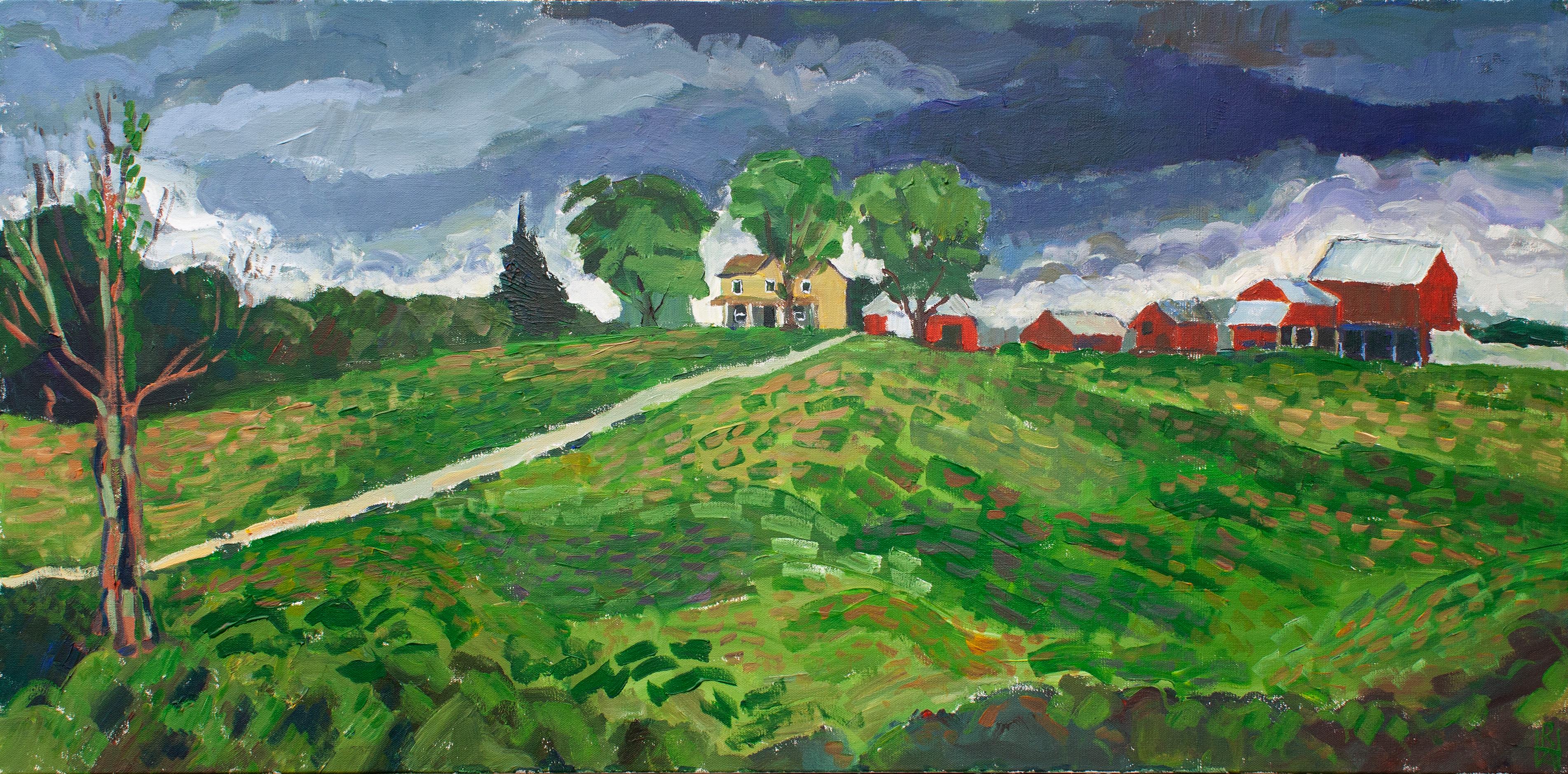 Late Summer Storm, Original Painting - Art by Robert Hofherr