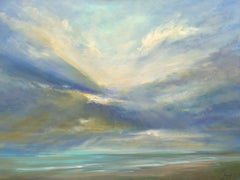 Peinture à l'huile « Heavenly Light V » (La lumière du ciel)