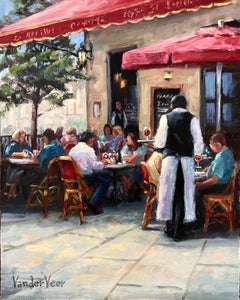 April in Paris, Oil Painting