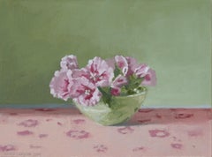 Green and Pink, Oil Painting