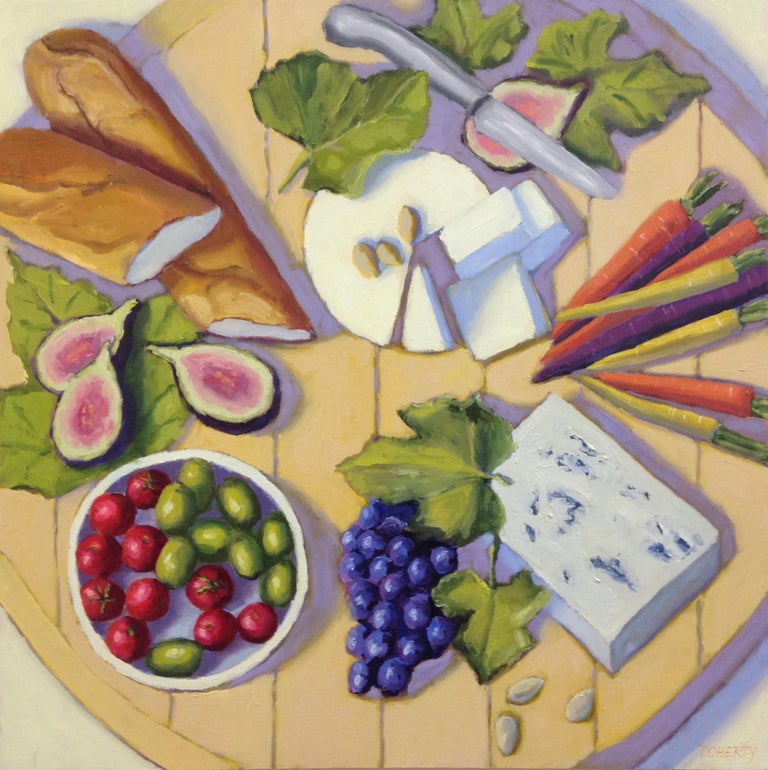 Pat Doherty - Antipasto, Oil Painting For Sale at 1stDibs