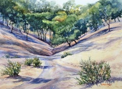 Path to Castle Rock, Autumn, Original Painting