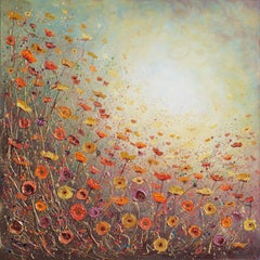 Used Enchantment of Flowers, Original Painting