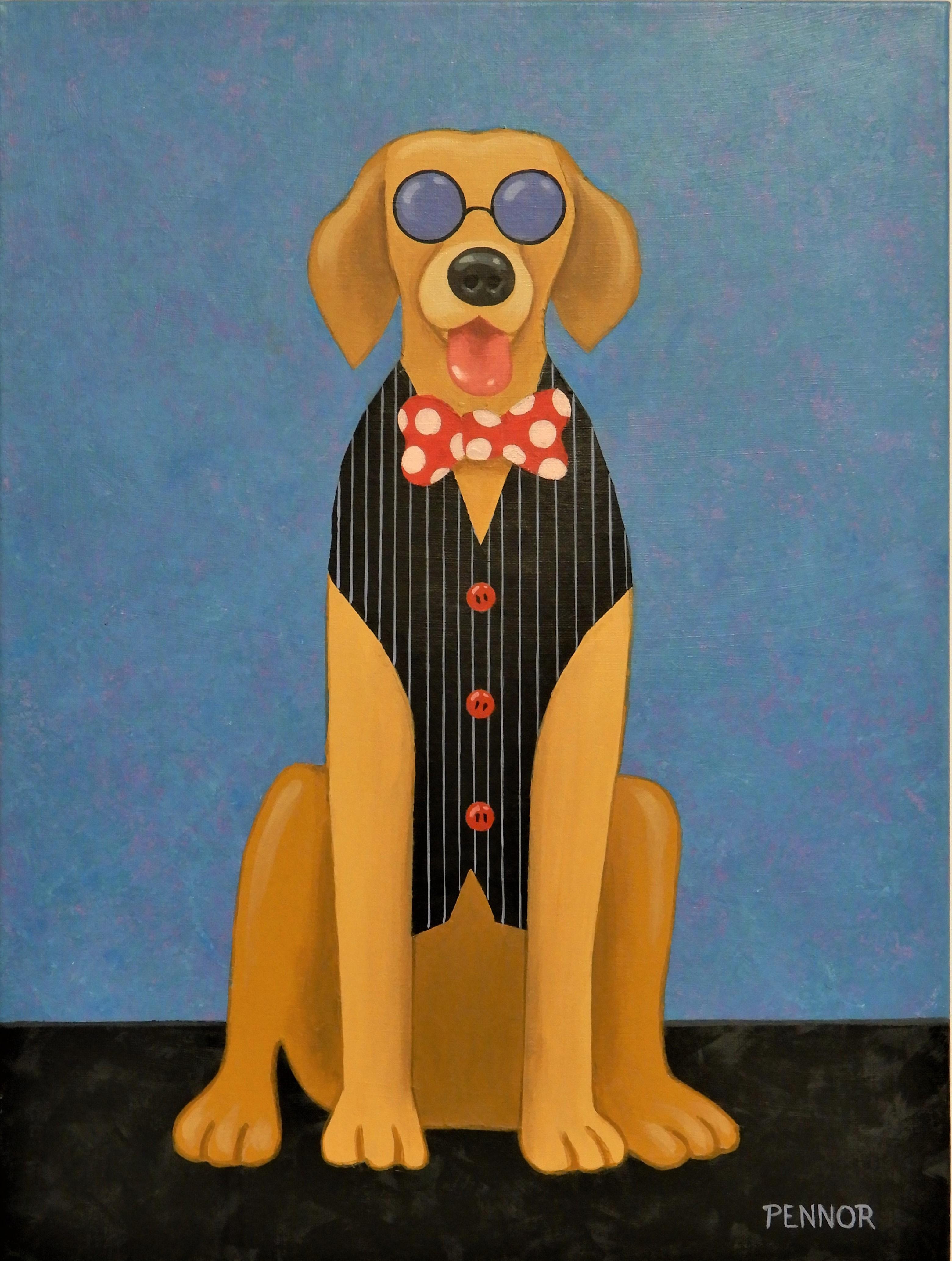 Dapper Dog, Original Painting