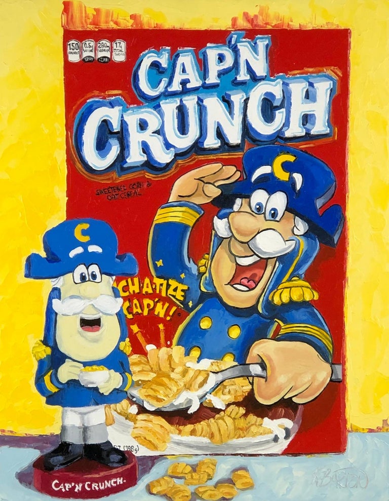 Karen Barton Aye Aye Cap'n, Oil Painting For Sale at 1stDibs