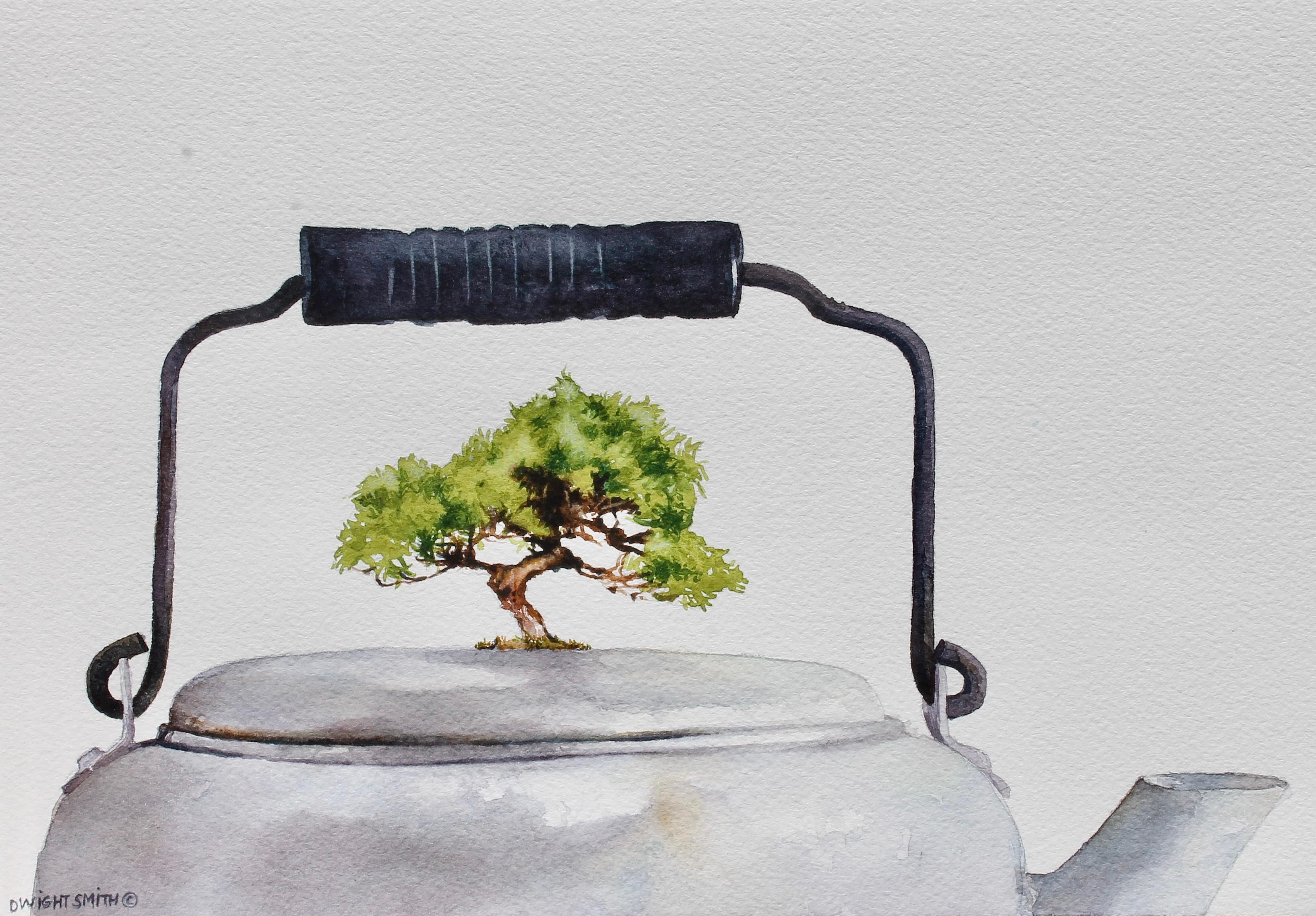 Tea Tree, Original Painting - Art by Dwight Smith