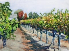 November in the Vineyard, Original Painting