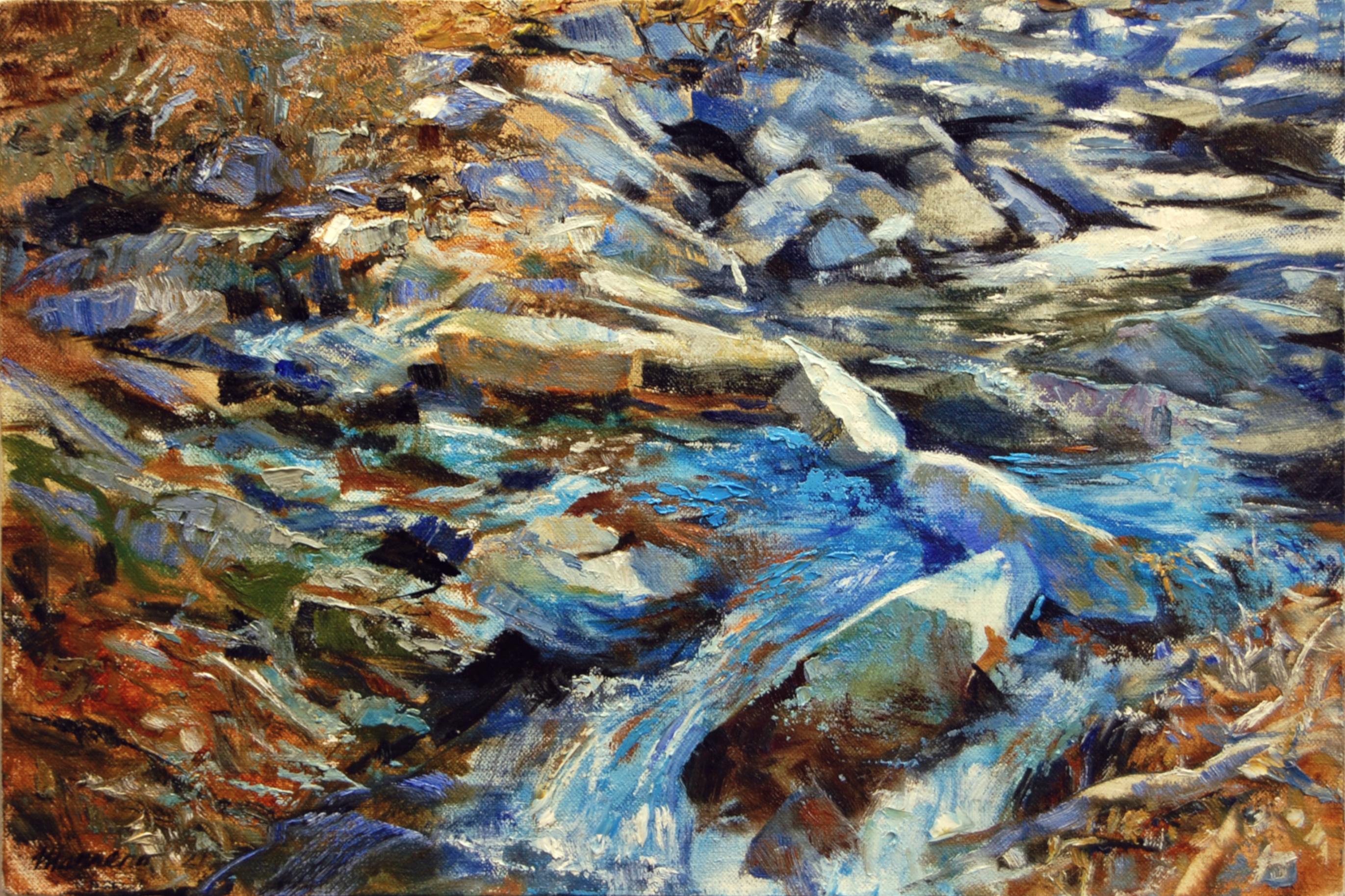A Moraine at Hedden Park, Oil Painting - Art by Onelio Marrero