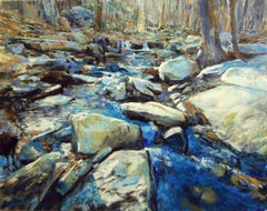 Rough Terrain Cool Water, Oil Painting