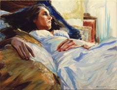Rosa, Pintura al óleo