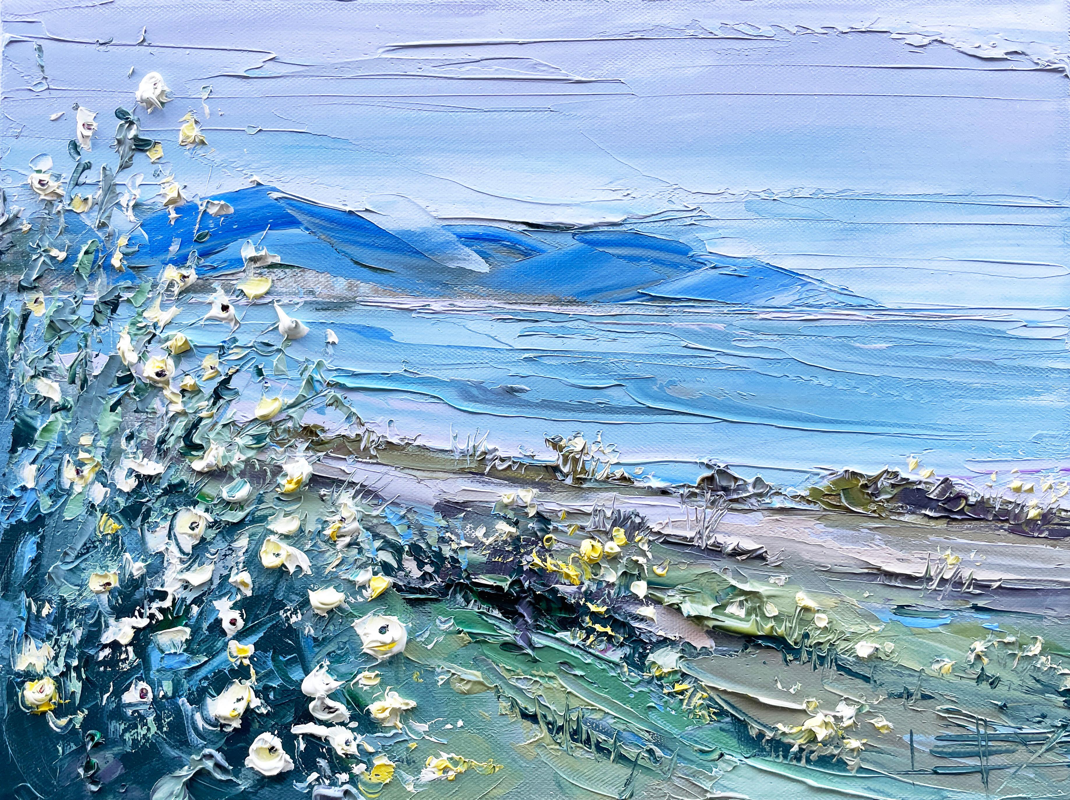 La muse de Monet, peinture à l'huile - Art de Lisa Elley