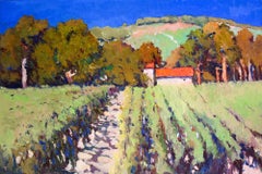 Sunny Vineyards, Oil Painting