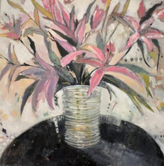 A Vase With Flowers, Oil Painting