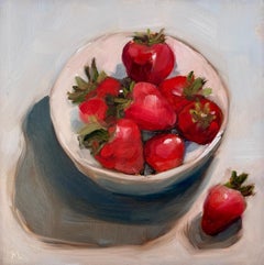Strawberry Love, Oil Painting