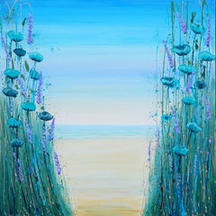 Beach Flowers, Original Painting