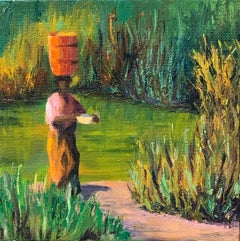 The Two Mile Walk, Oil Painting