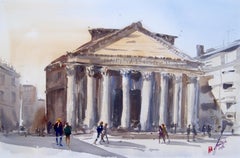 Morning at the Pantheon, peinture d'origine