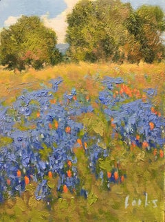 Rolling Blues, Oil Painting