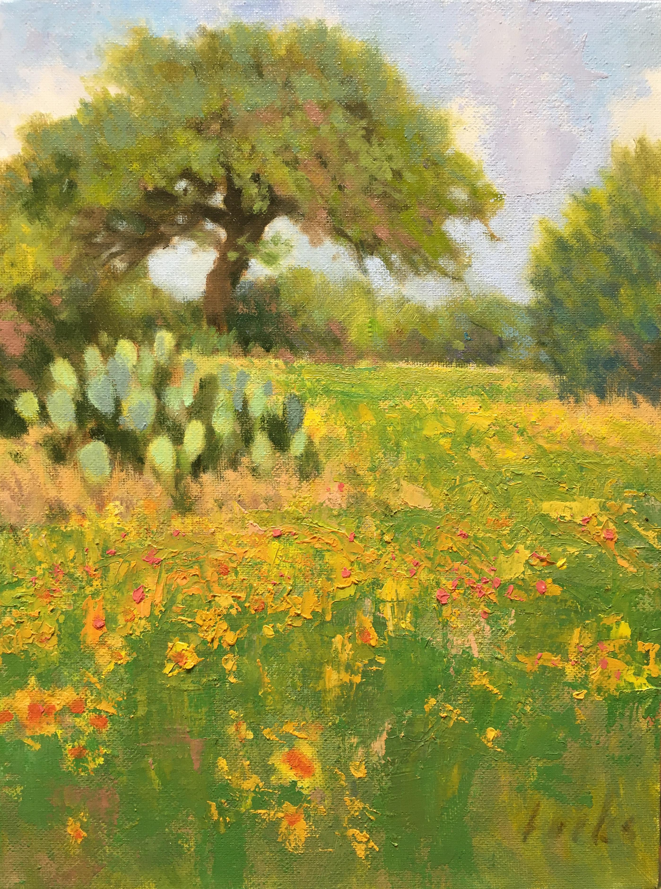 May Wildflowers, Oil Painting - Art by David Forks