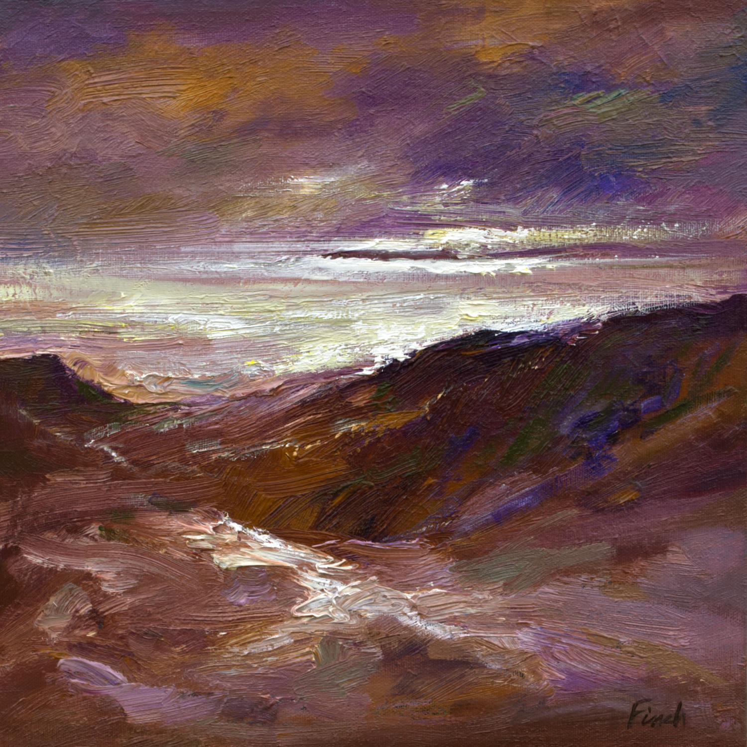 Coastal Glow, Oil Painting - Art by Sheila Finch