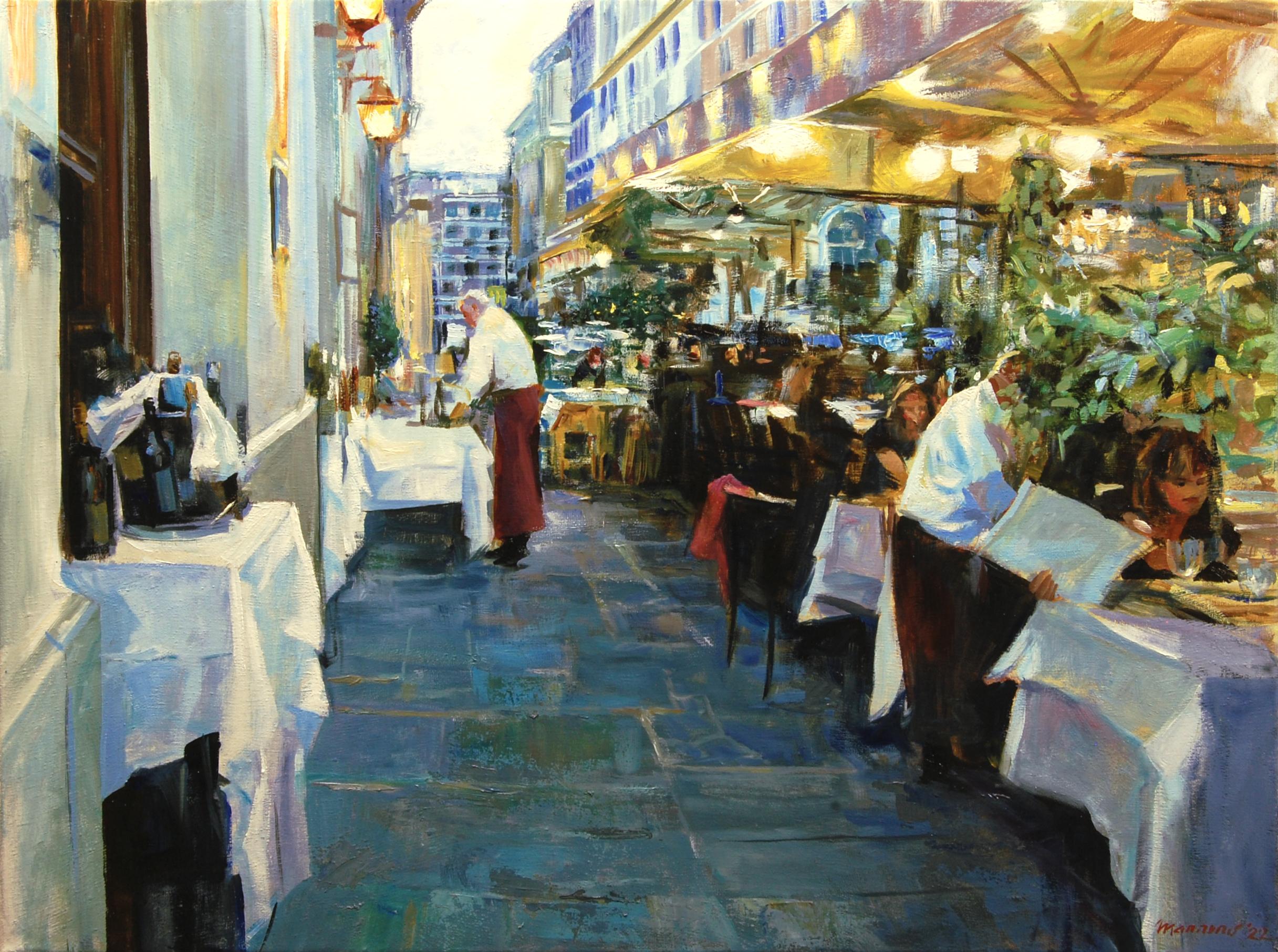 Peinture à l'huile « Somewhere In Rome »