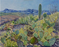 Prickly Pear, Oil Painting