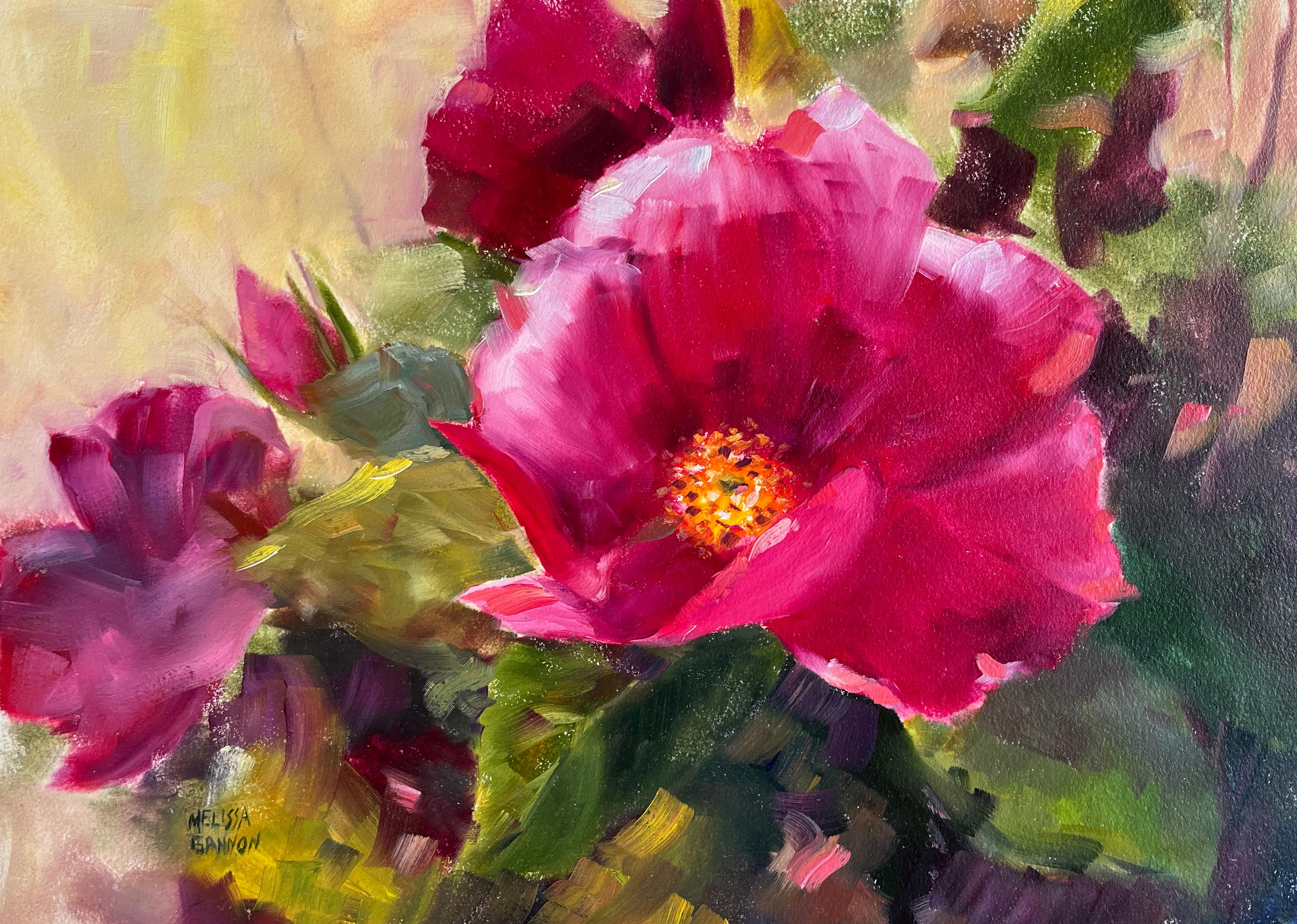 Melissa Gannon Still-Life Painting - Rose Amazing, Oil Painting