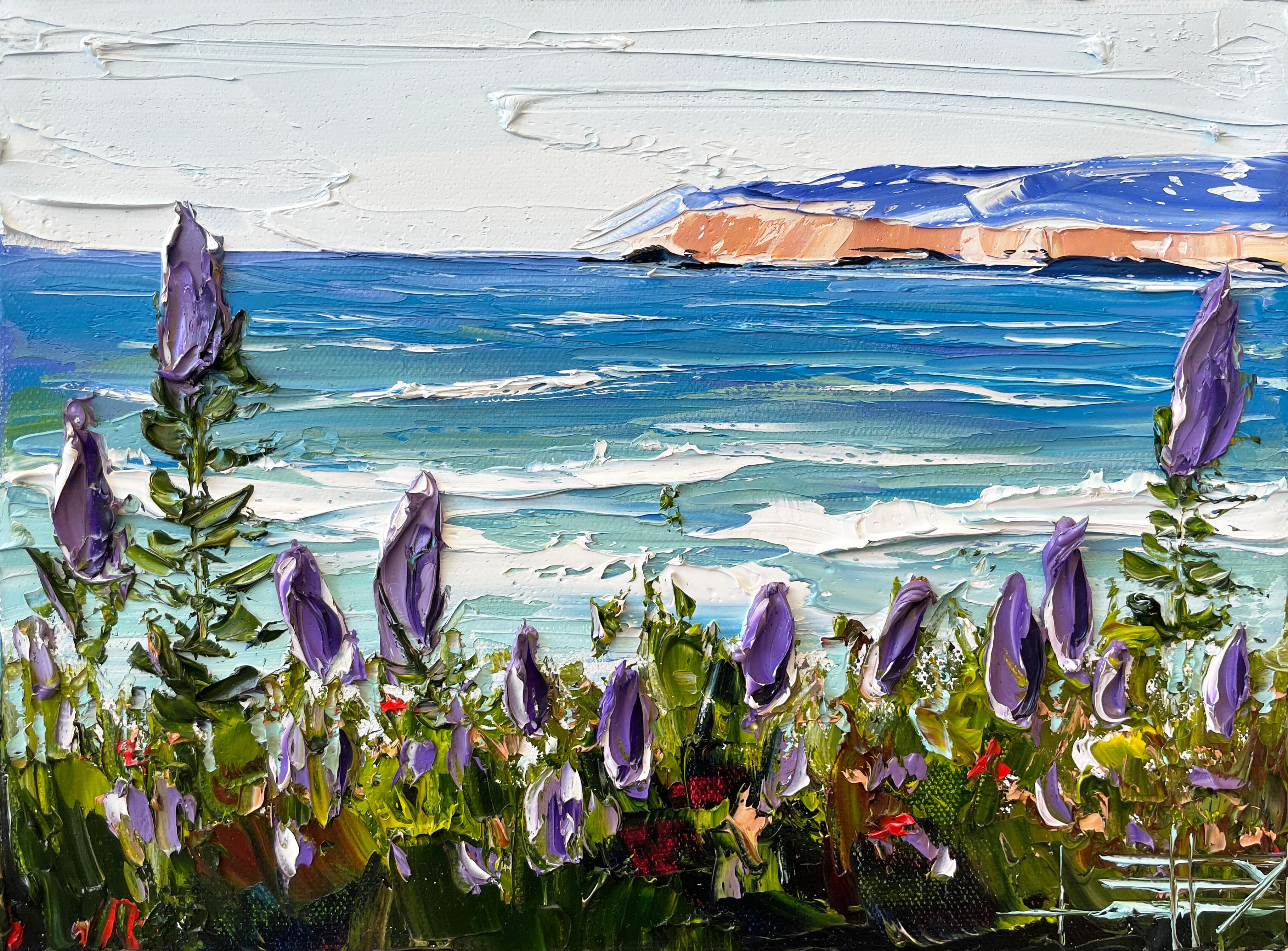 Carmel Beach, Oil Painting