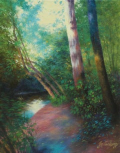 Beside Still Waters, Oil Painting