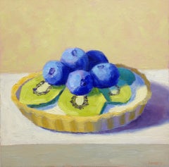 Kiwi Tart, Oil Painting