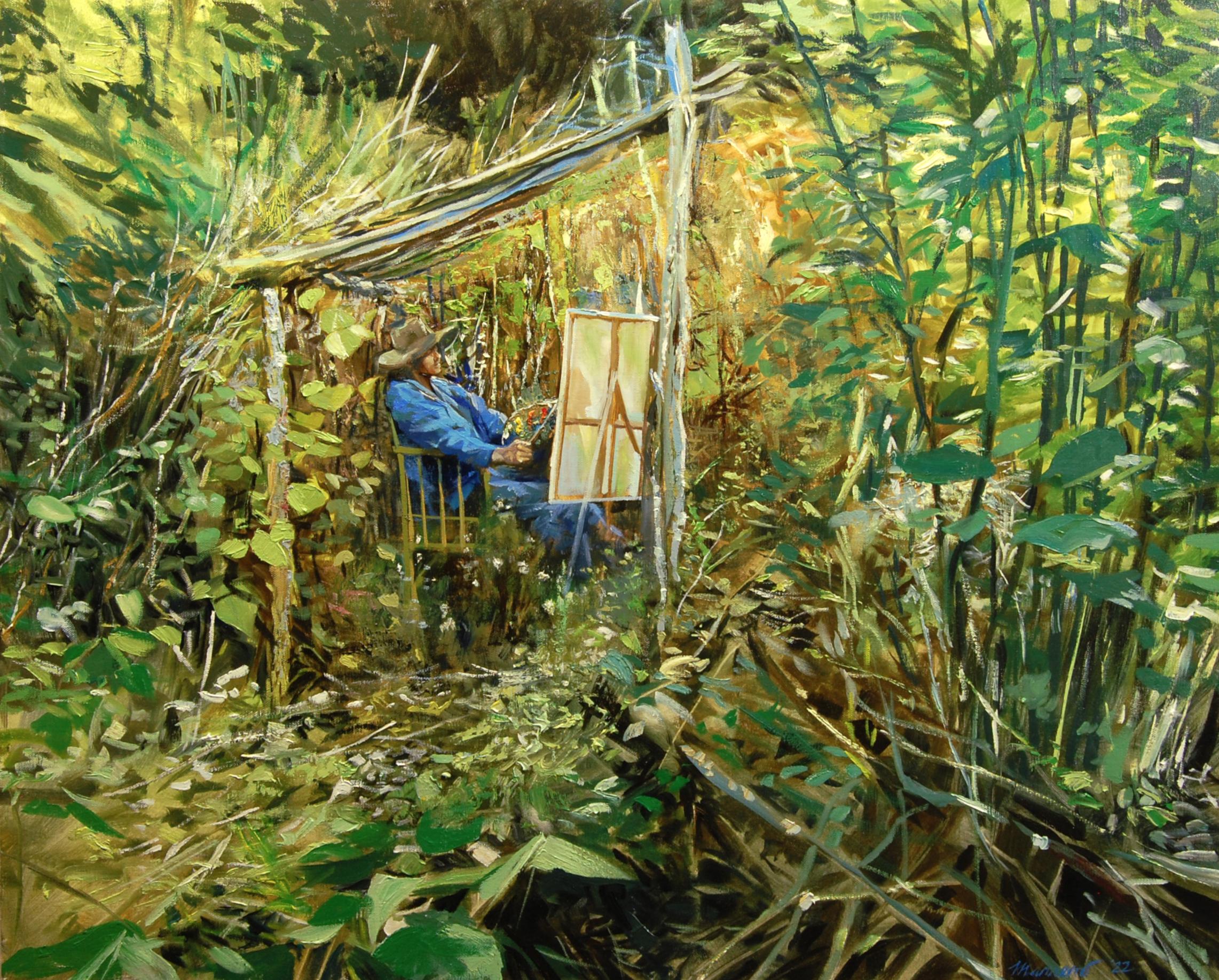 Wilderness Studio, Oil Painting