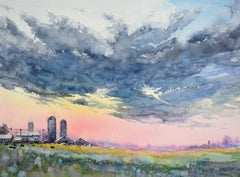 Spring Sunset, Original Painting