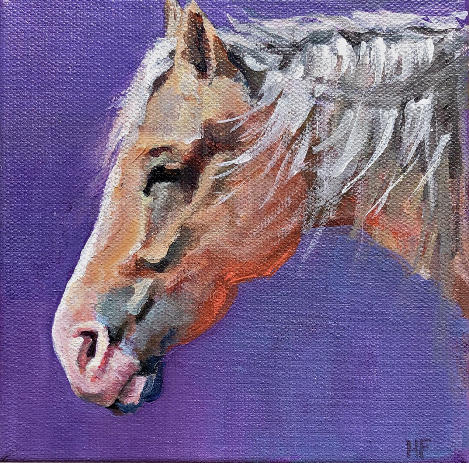 Warm Shadow, Original Painting - Art by Heather Foster