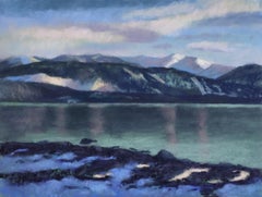 Late Light, Early Snow, Original Painting