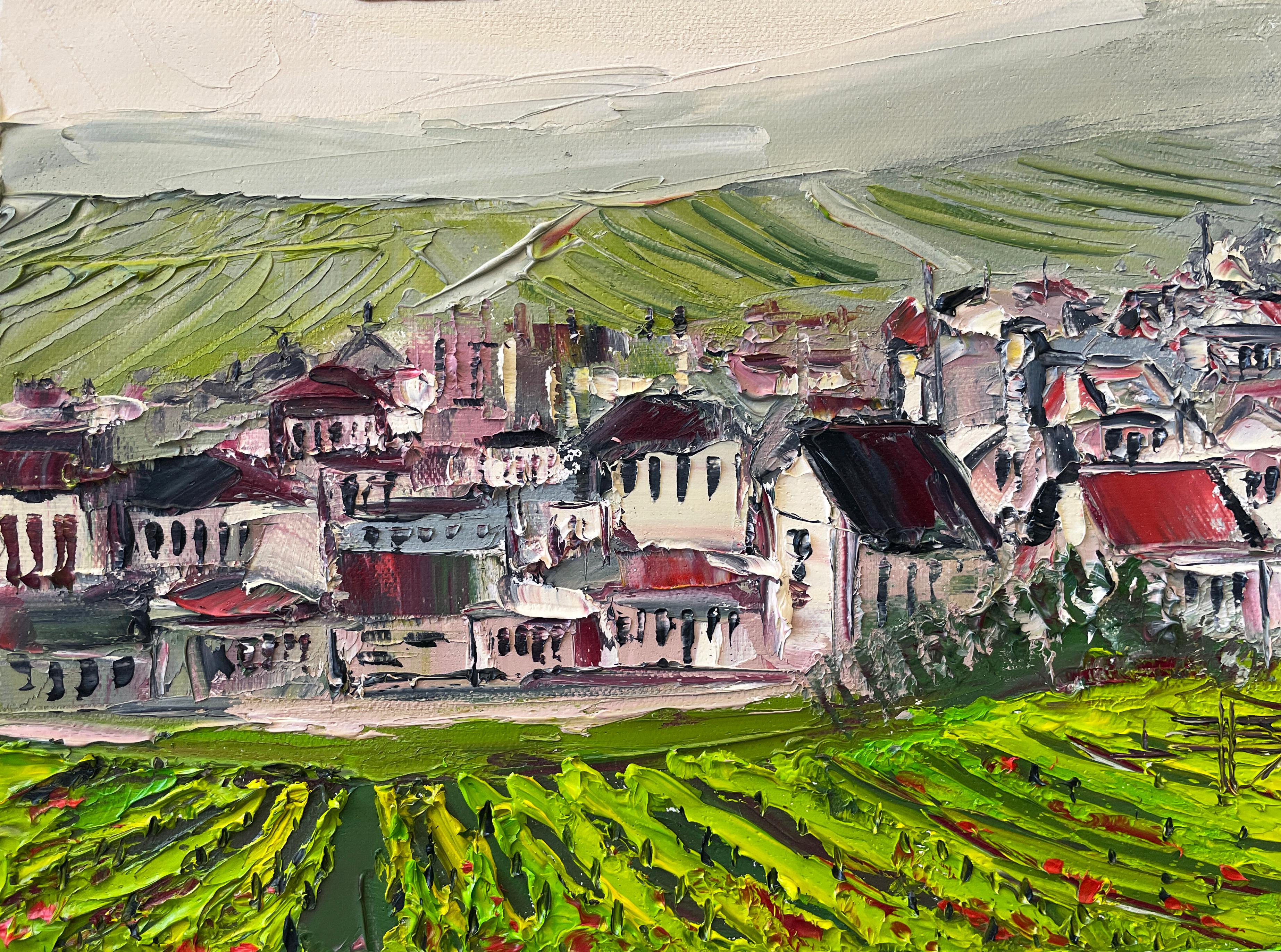 Autunno in Provenza, Pittura a olio