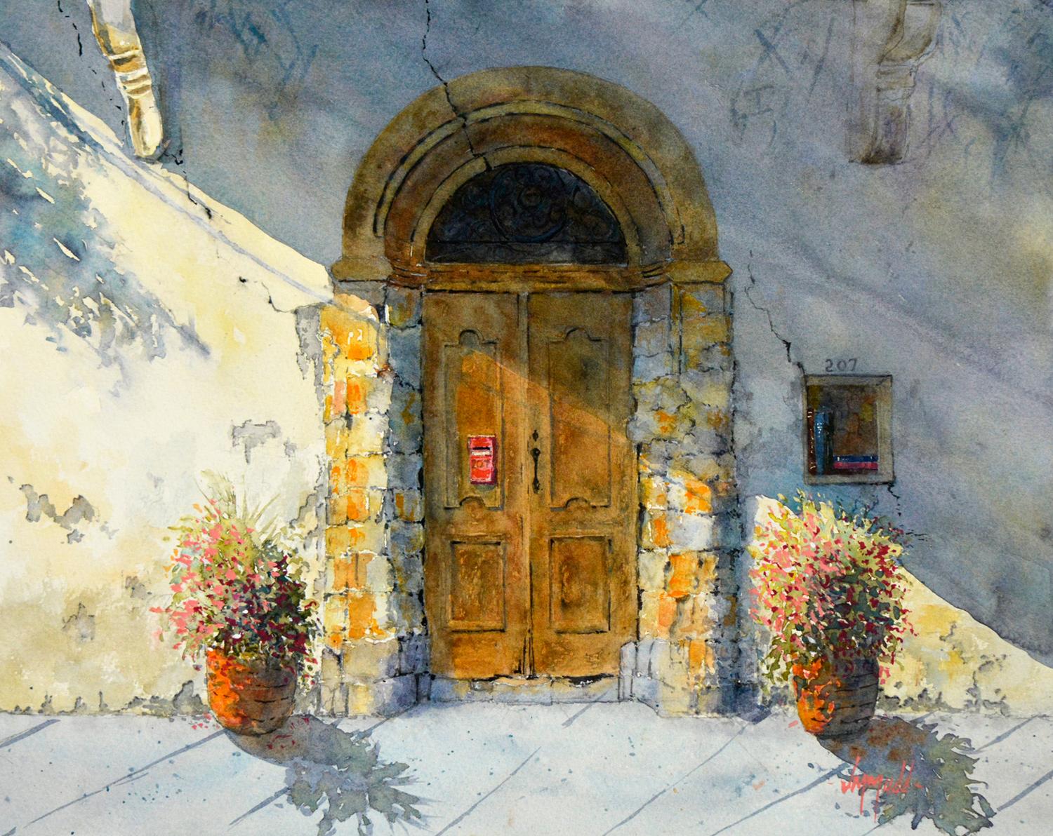 Judy Mudd Interior Art - The Book Nook, Original Painting