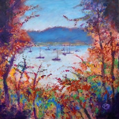 Harbor d'automne, peinture d'origine