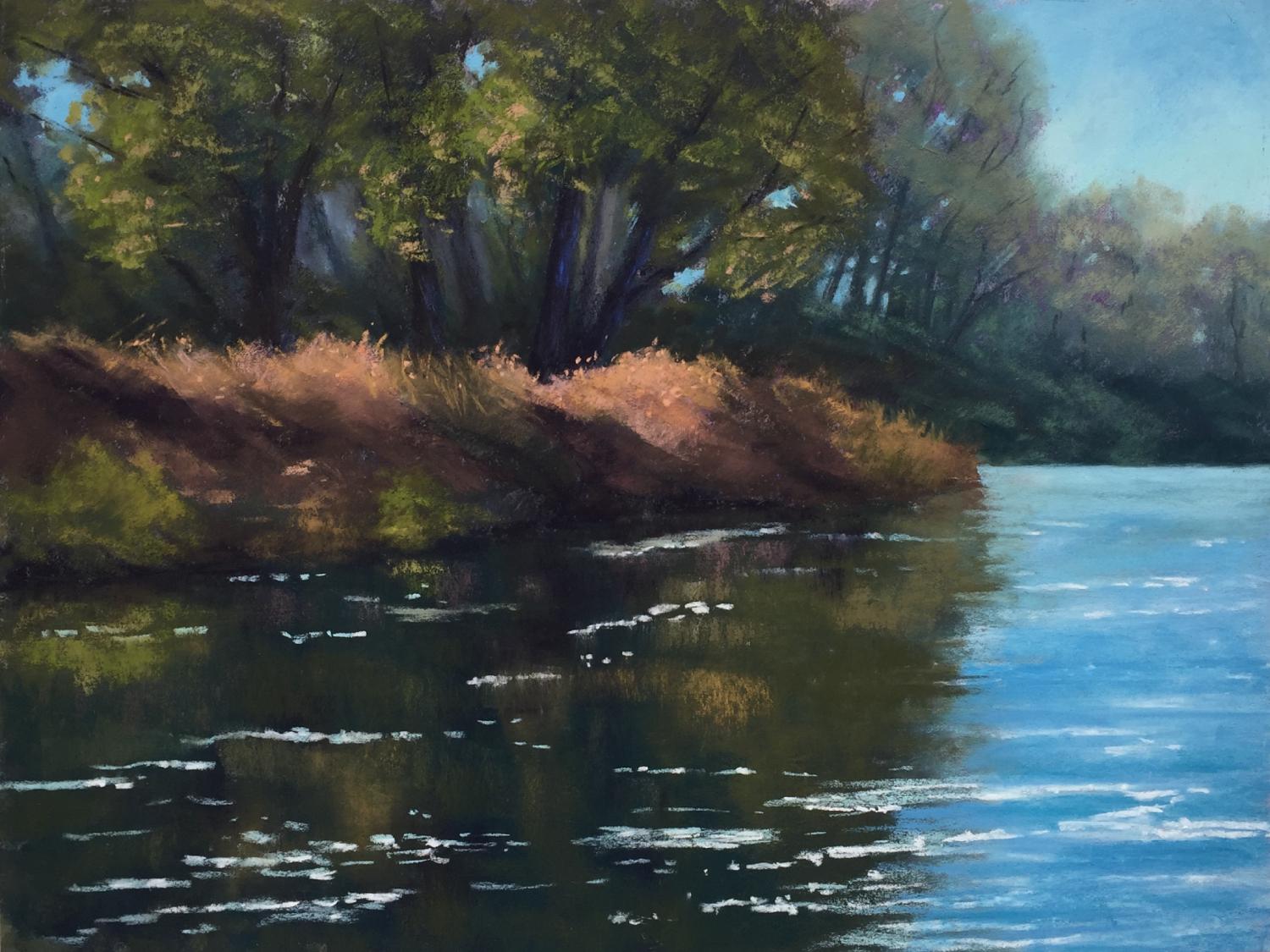 La larga vista, pintura original - Art de Patricia Prendergast