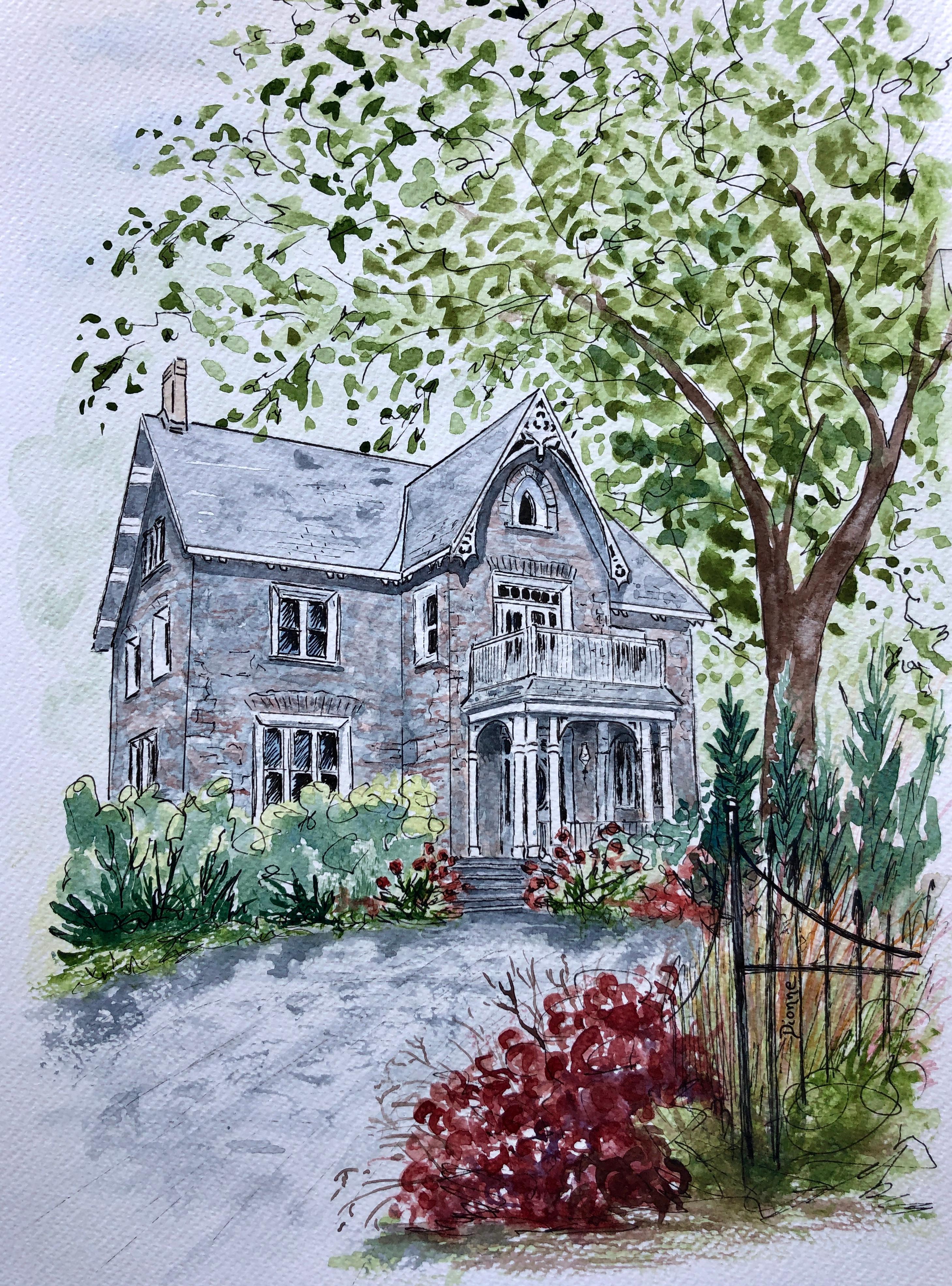 House 4, Original Painting