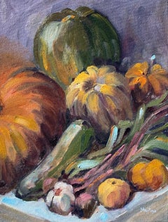 Fall Harvest, Oil Painting